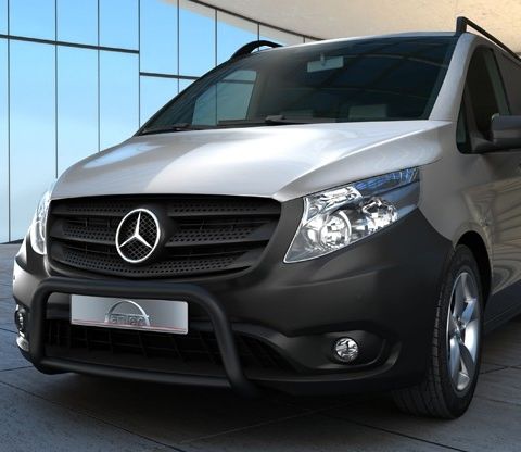 TILBUD! Mercedes Vito/E-Vito 2015-2024 Kufanger Sort/Krom