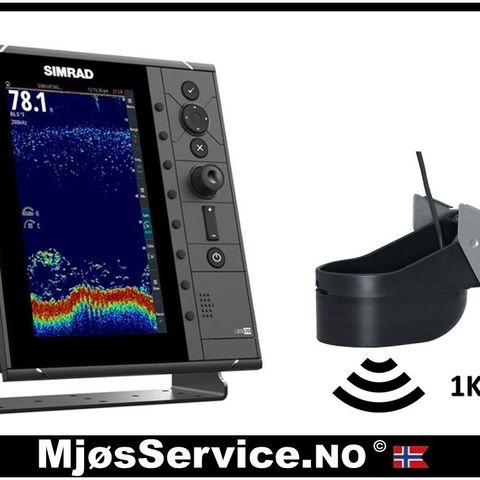 Simrad S2009 + Airmar TM-185M Ekkolodd-pakke for Havfiske