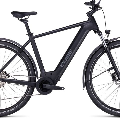 CUBE Nuride Hybrid Pro 750 Allroad black´n´metal El Sykkel