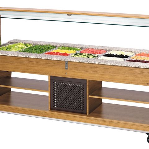 Salatvogn / Buffet trolley, kald, 6x 1/1 GN 125527