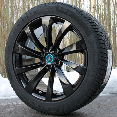 19" Turbin vinterhjul til Tesla Model Y! 21900,- med Conti 7 og TPMS!