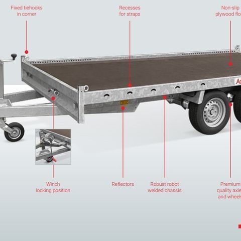 Anssems MSX 2700kg 405x200cm, 61.900.- ekskl.mva.