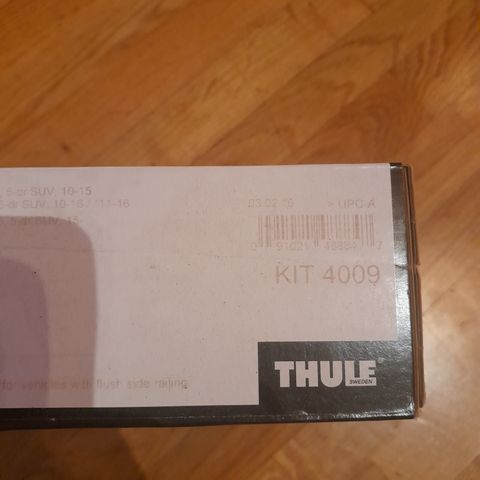 Thule Kit 4009 til Bil