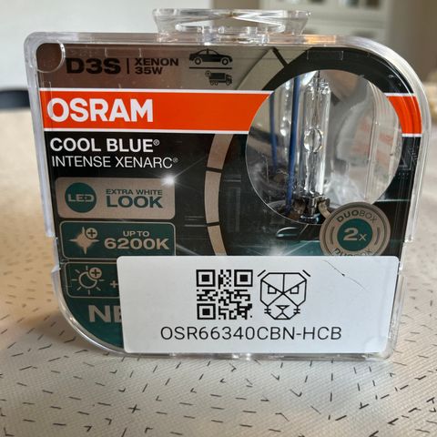 Osram Cool Blue intense xenarc next gen D3S +150% (2stk)