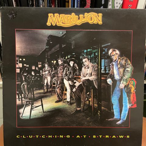 MARILLION – CLUTCHING AT STRAWS  LP original UK first press 1987