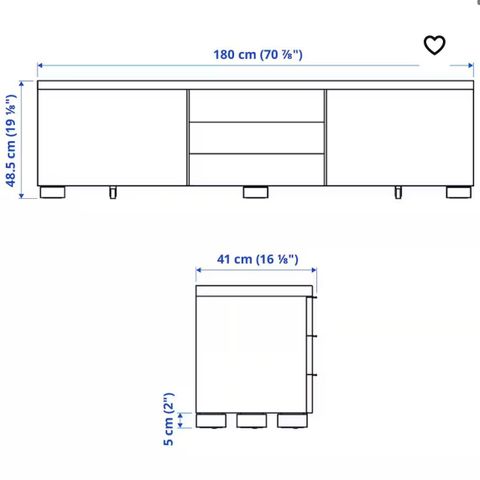 TV benk IKEA