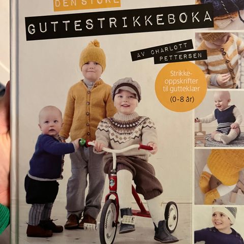 Den store guttestrikkeboka - strikkebok