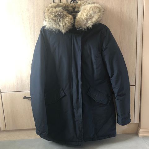 Vinterjakke WOOLRICH parkas mørkeblå str M