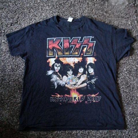 Original KISS konsert T-skjorte