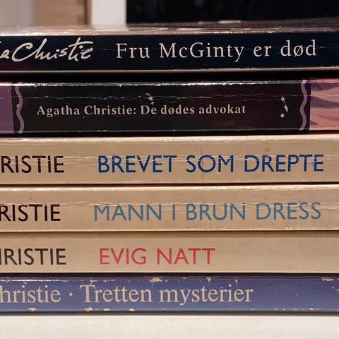 Bøker av Agatha Christie