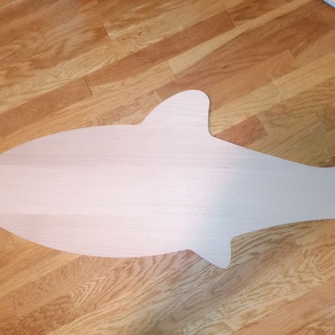 Åhlens Skjærefjøl 70x30cm fiskefasong