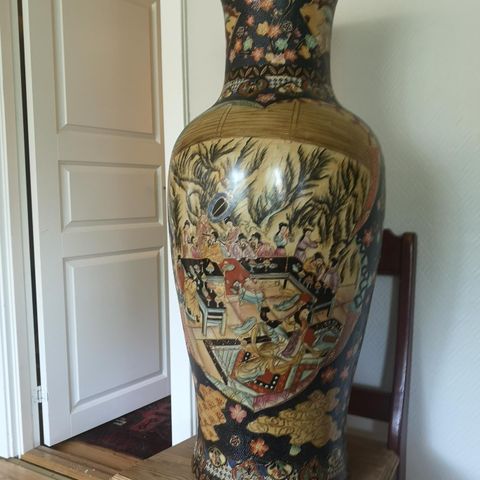 Stor kinesisk vase