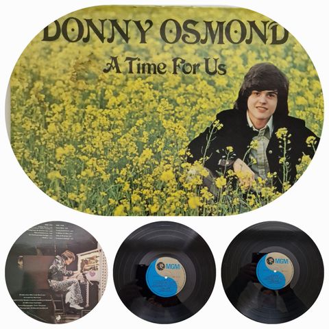 DONNY OSMOND/A TIME FOR US 1973 - VINTAGE/RETRO LP-VINYL (ALBUM)