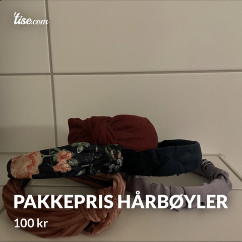 pakke med hårbøyler