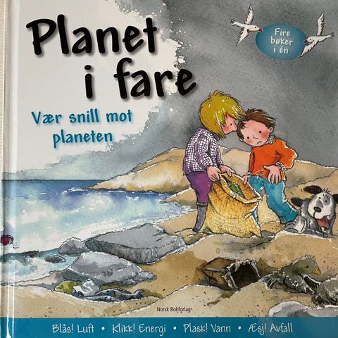 Barnebok «planet i fare»