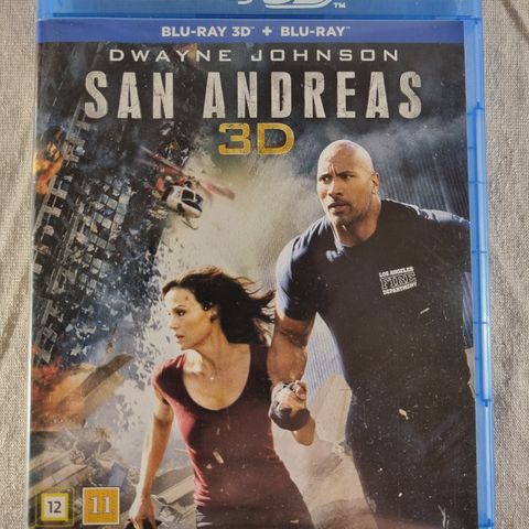 San Andreas Blu-ray og 3D Blu-ray