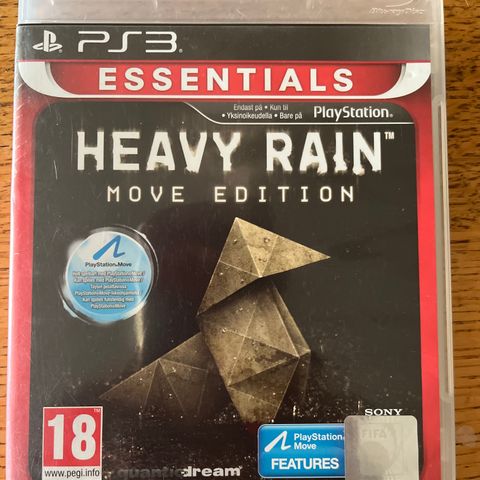 ps3 spill HEAVY RAIN MOVE EDITION