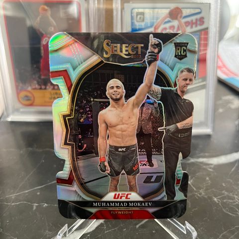 2023 Panini Select UFC MUHAMMAD MOKAEV Rookie Die Cut Silver MMA