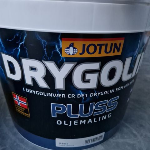 Drygolin pluss oljemaling skagengul 9 L