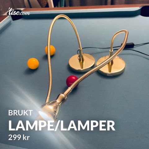 2 lese lamper/ natt bord lamper