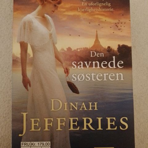 DEN SAVNEDE SØSTEREN - Dinah Jefferies. SOM NY!