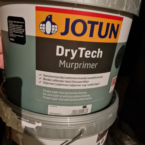 Jotun Drytech murprimer ca. 4,5 l igjen