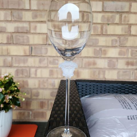 Versace Rødvinglass Vinglass Wine Water Glass