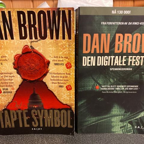 Dan Brown - Tapte symbol & Den digitale festning
