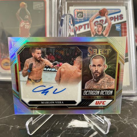 2023 Panini Select UFC MARLON CHITO VERA Silver Autograf