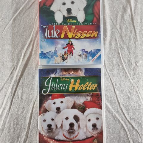 Disney Santa Paws 1 og 2 DVD norsk tekst