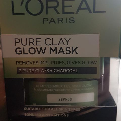 L'Oreal Pure clay glow mask
