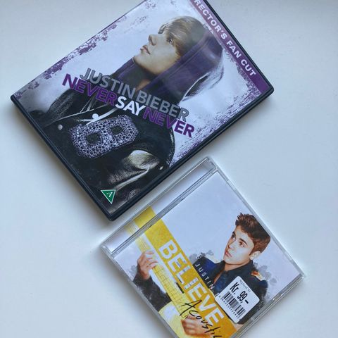 Justin Bieber CD og DVD