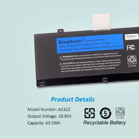 Nytt batteri til Apple MacBook Pro 13" Unibody (2009-2012)