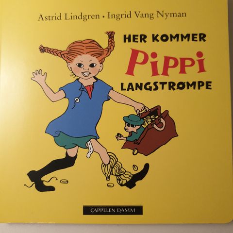 Her kommer Pippi Langstrømpe Astrid Lindgren