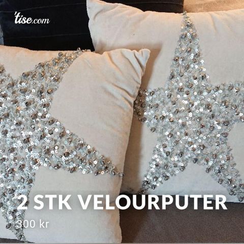 2 stk superfine velourputer!