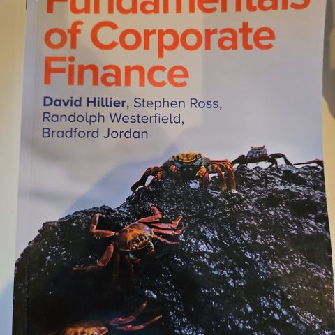 Fundamentals of corporate finance, Hiller. Fourth edition.