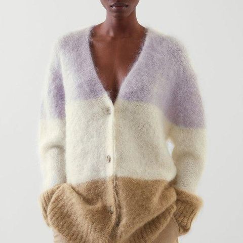 NY Cardigan i 100% mohair ull fra COS