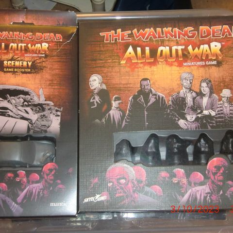 The Walking Dead All Out War Boardgame Brettspill Skirmish