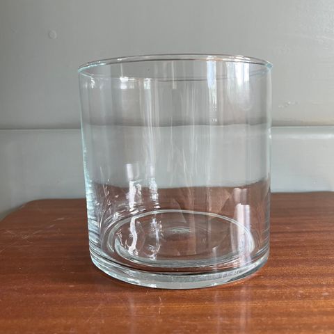 Glassvase h12 cm xd12 cm