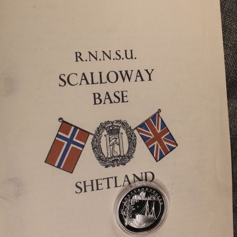 "Shetlandsbasen" minnemmedaljen fra Norge i Krig-samlingen   (1035)