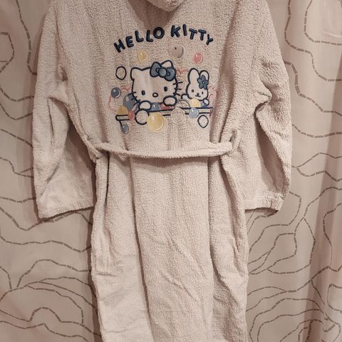 Hello Kitty badekåpe str 6-10 år