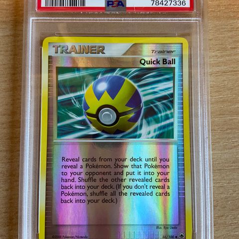 Pokemon [POP2!!] Quick Ball reverse holo Majestic Dawn