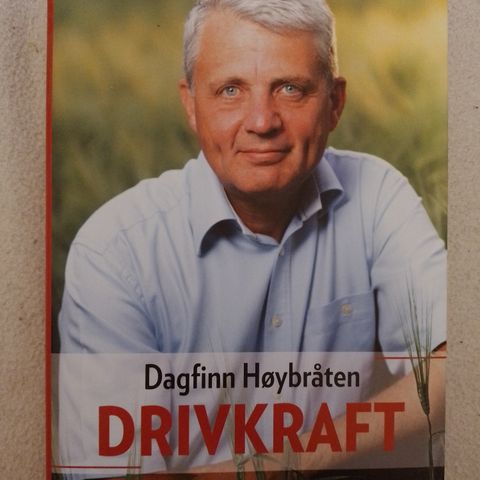 DRIVKRAFT - Dagfinn Høybråten. SIGNERT!    SOM NY!