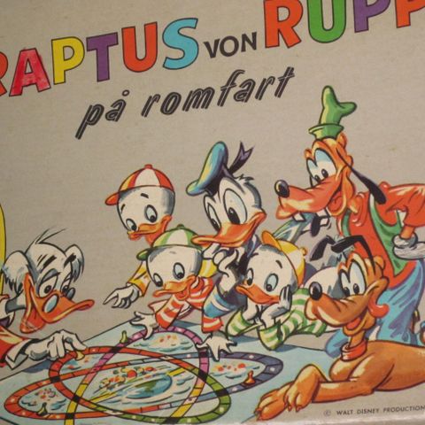 Raptus von Rupp på romfart + Scrabble 1953