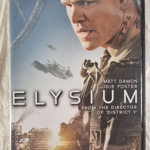 Elysium DVD ripefri med norsk tekst