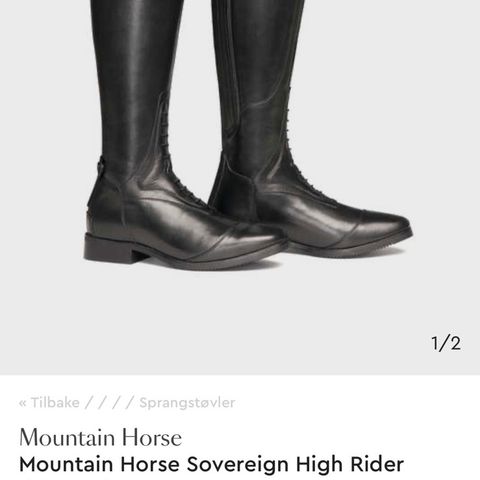 Ridestøvler Mountain Horse Sovereign High Rider
