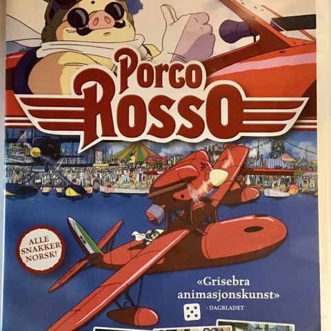 Porco Rosso dvd 🔥som ny!!