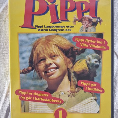 Pippi 1 DVD ripefri norsk tekst