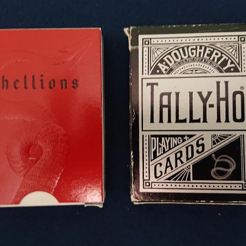 Hellions kort og Tally-Ho kort 😀