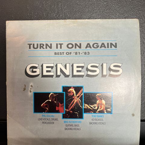 Genesis - Turn It On Again - Best Of 81-83 (Argentina)